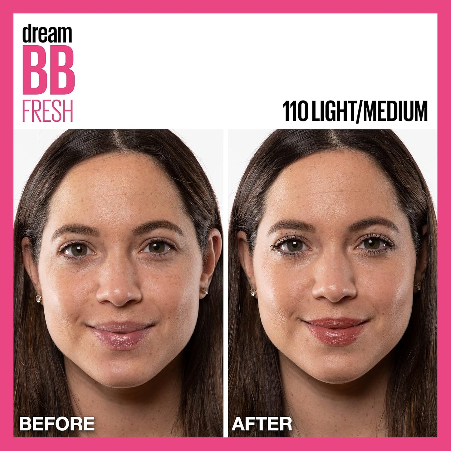 Maybelline Dream Fresh Skin Hydrating BB cream, 8-in-1 Skin Perfecting Beauty Balm with Broad Spectrum SPF 30..