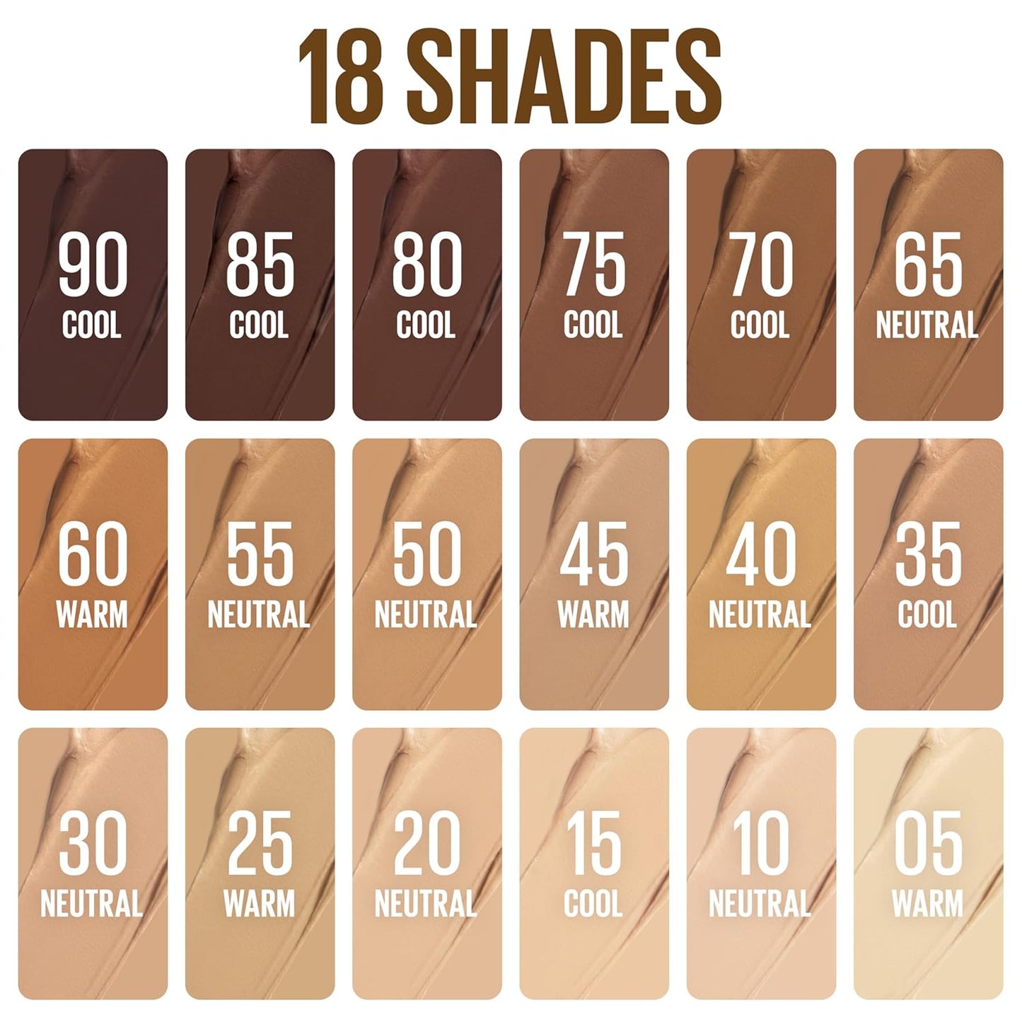 Maybelline Lifter Stix Multi-Use Face Stick - Contour, Bronzer, Concealer and Foundation Stick..
