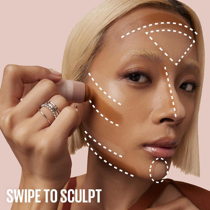Maybelline Lifter Stix Multi-Use Face Stick - Contour, Bronzer, Concealer and Foundation Stick..