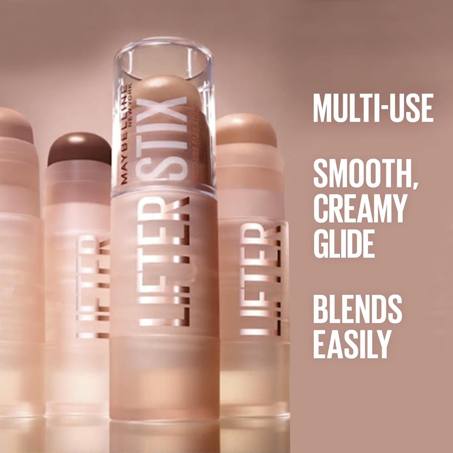 Maybelline Lifter Stix Multi-Use Face Stick - Contour, Bronzer, Concealer and Foundation Stick..