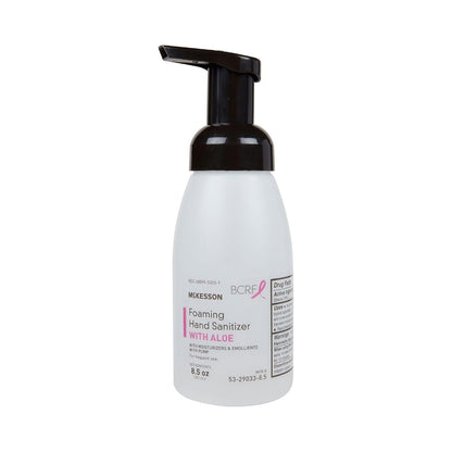 McKesson Foaming Hand Sanitizer with Aloe, Pump Bottle, 8 1/2 oz, 1 ct | Hand Sanitizer with Aloe..