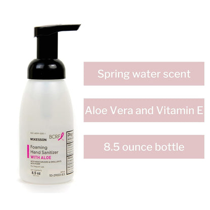 McKesson Foaming Hand Sanitizer with Aloe, Pump Bottle, 8 1/2 oz, 1 ct | Hand Sanitizer with Aloe..