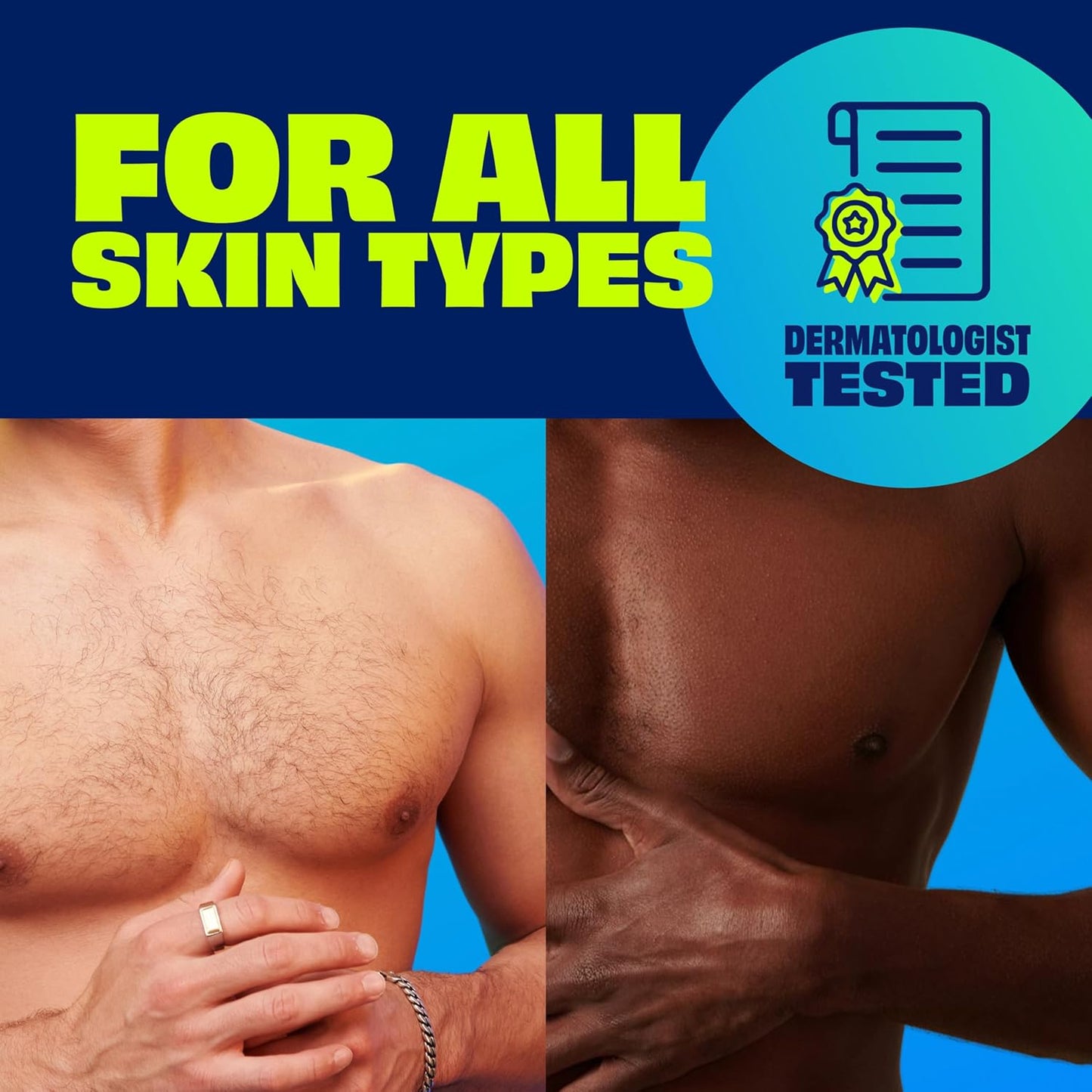 Nair Men Hair Remover Body Cream, Quick and Easy Body Hair Removal Cream for Men, Aloe and Lanolin..
