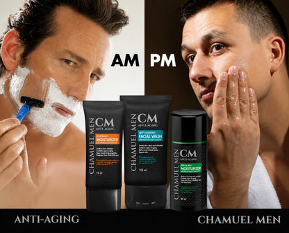 Mens Face Moisturizer Anti Aging - Aftershave for Men, Face Cream &amp; Post Shave Lotion with Argan, Shea & Aloe...