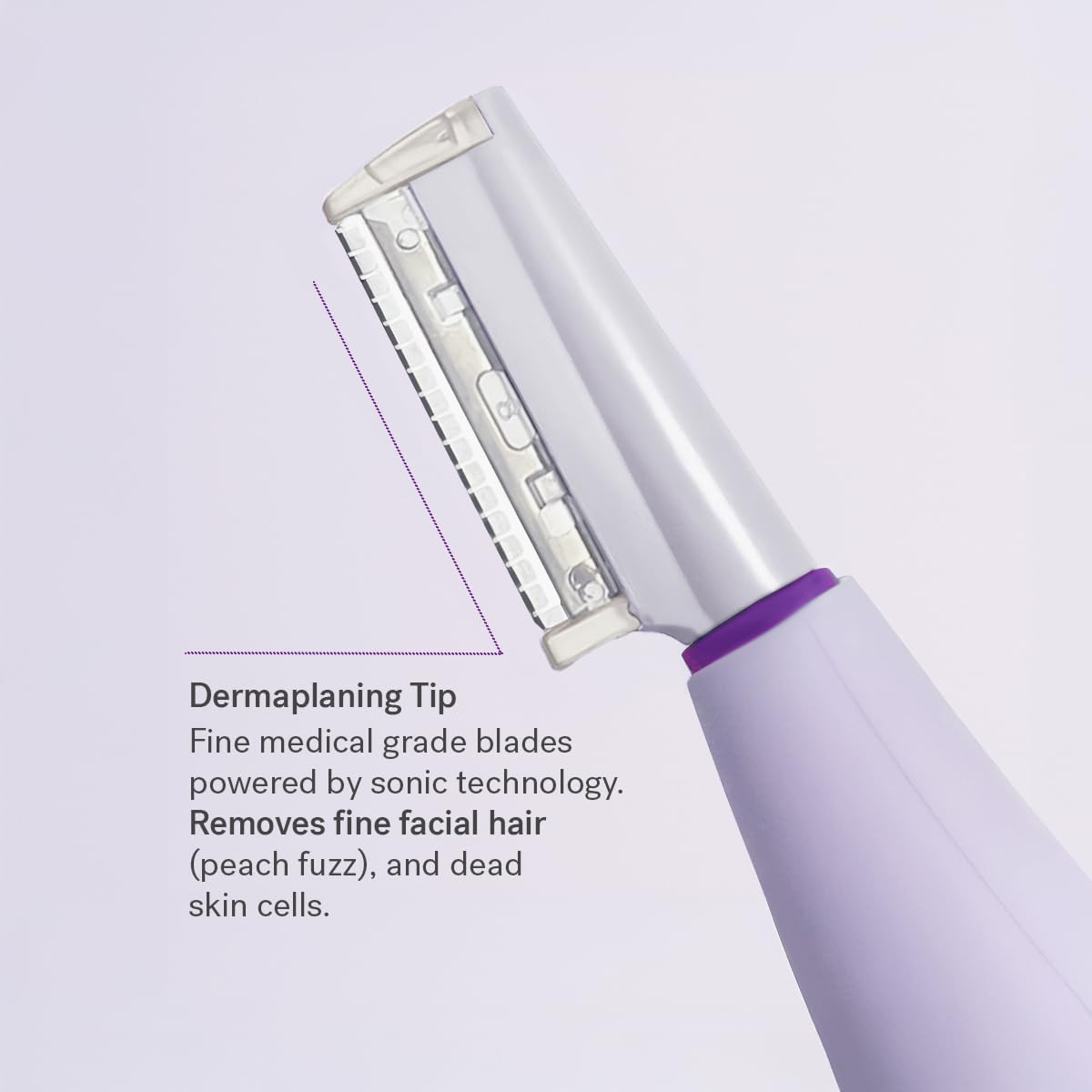 Michael Todd Beauty Sonicsmooth Dermaplane Razor for Women Face | Dermaplaning System + Eyebrow Trimmer, Peach Fuzz Remover...