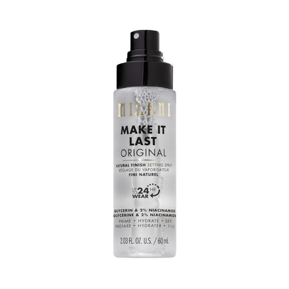 Milani Setting Spray + Primer, Make It Last Original Natural Finish | 3-In-1 Prime + Hydrate + Set. Up To 24 Hour Wear..