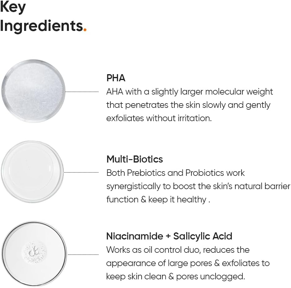 Minimalist Hydrating Toner for Face | 3% PHA Facial Toner for Pore Tightening | Mild Exfoliation..