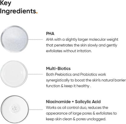 Minimalist Hydrating Toner for Face | 3% PHA Facial Toner for Pore Tightening | Mild Exfoliation..