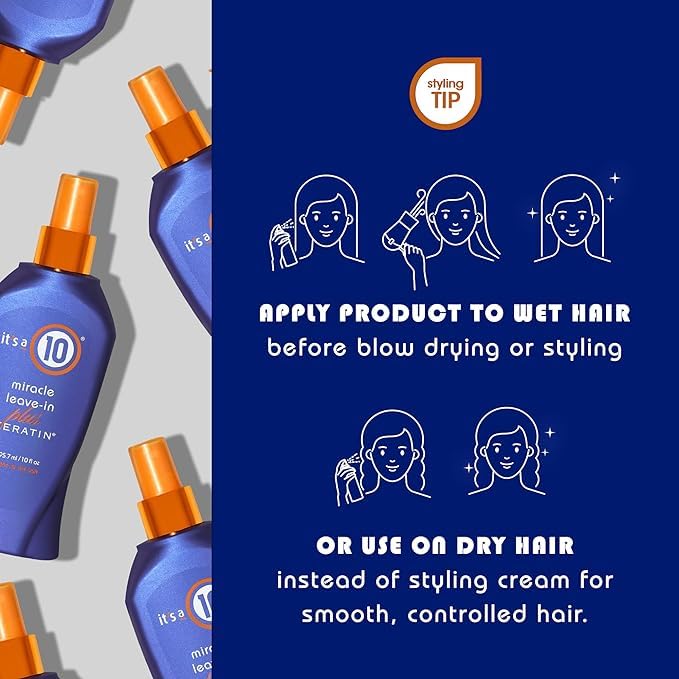 It's A 10 Miracle Leave-In Plus Keratin 10 Fl Oz (Pack of 1)
