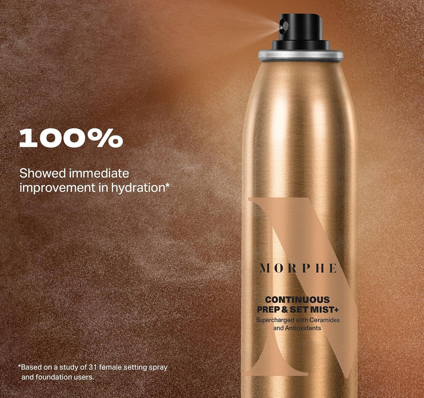 Morphe Continuous Prep & Set Setting Spray - Hydrating Setting Spray for Makeup & Skin Prep..