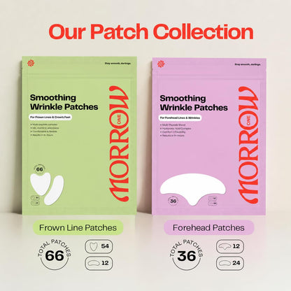 Morrow One - Peptide-Infused Smoothing Wrinkle Patches - Overnight Patches for Smoothing Fine Lines and Wrinkles..