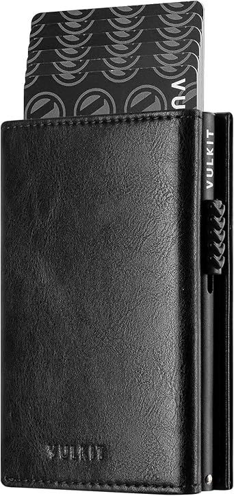 VULKIT Card Holder Wallet with Coin Pocket Magnetic Closure Pop Up Cards, Multicolor..