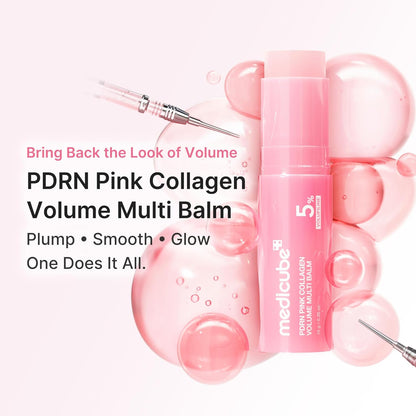 medicube PDRN Pink Collagen Volume Multi Balm Stick | Volufiline, PDRN, NAD, Collagen..