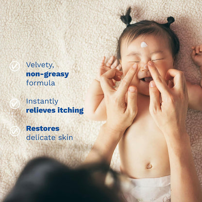Mustela Stelatopia Eczema-Prone Skin Emollient Baby Face Cream - Face Moisturizer with Natural Avocado & Sunflower Oil..