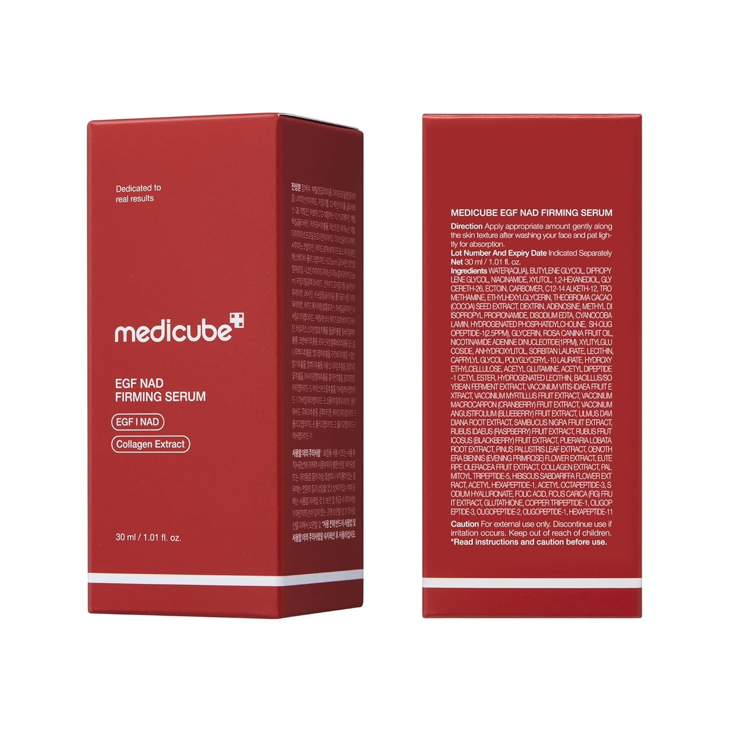 medicube NAD EGF Firming Serum for Face &amp; Neck | Anti-Aging Serum with EGF Peptide, NAD+ & Collagen ..