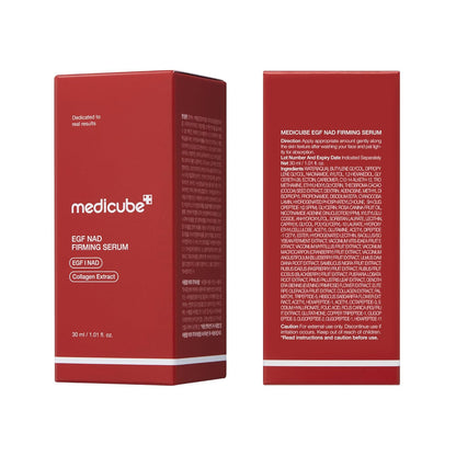 medicube NAD EGF Firming Serum for Face &amp; Neck | Anti-Aging Serum with EGF Peptide, NAD+ & Collagen ..