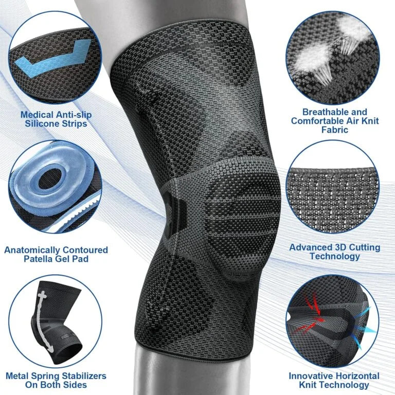 NEENCA Professional Knee Brace, Compression Knee Sleeve