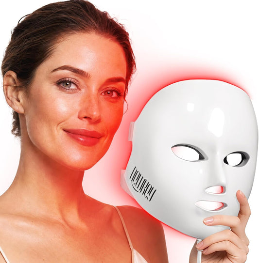 4D LED Red Light Therapy Mask for Face Skin Glowing
