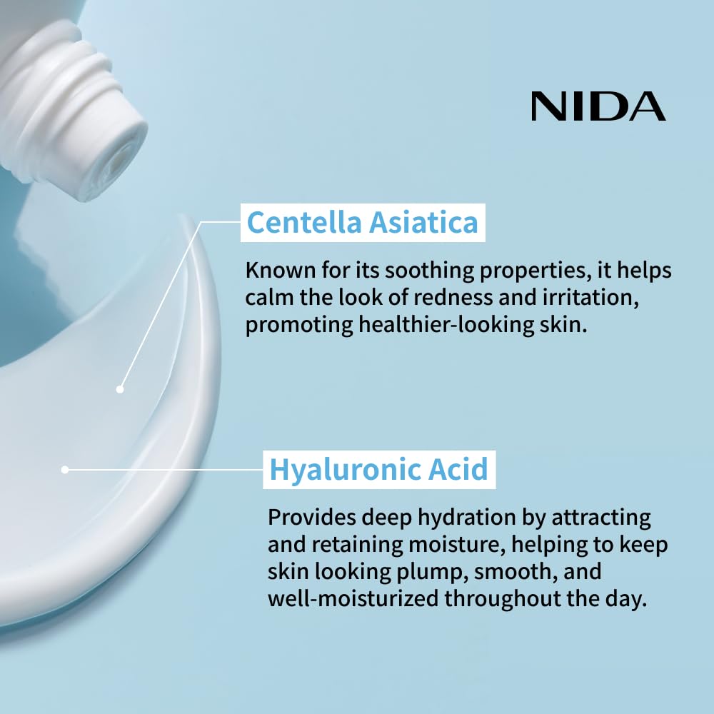 NIDA Youthful Formula™ Ultimate Moisturizing Cream | Centella Asiatica, Niacinamide, Hyaluronic Acid, Collagen..