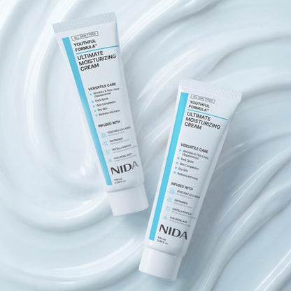 NIDA Youthful Formula™ Ultimate Moisturizing Cream | Centella Asiatica, Niacinamide, Hyaluronic Acid, Collagen..