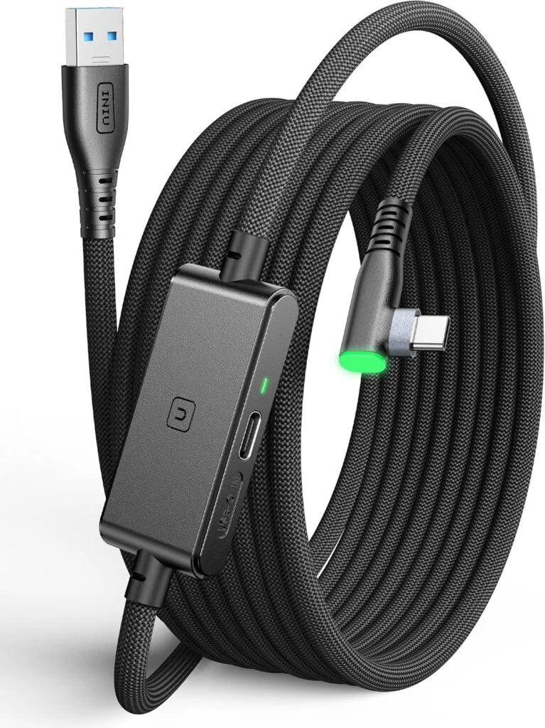 INIU Oculus Link Cable with Charging [16ft] for Meta Quest 3 Quest 2/Pro