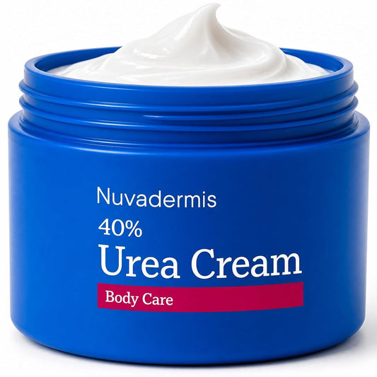 NUVADERMIS 40% Urea Cream - Full Body Moisturizing Cream for Extremely Dry Skin - Maximum Strength Urea Cream...