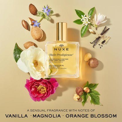 NUXE Huile Prodigieuse Multi-Purpose Dry Body Oil, Skin & Hair