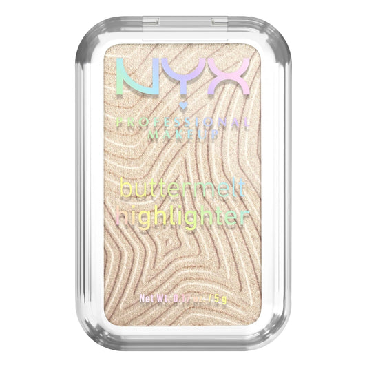 NYX PROFESSIONAL MAKEUP Buttermelt Highlighter, Powder Highlighter Makeup, With Up to 12H Wear and High Impact Glow..