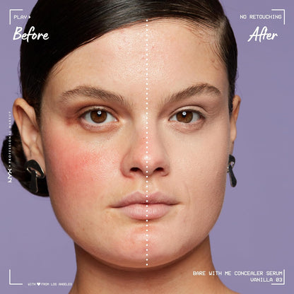 NYX PROFESSIONAL MAKEUP Bare With Me Concealer Serum, Concealer Makeup For Up To 24Hr Hydration..