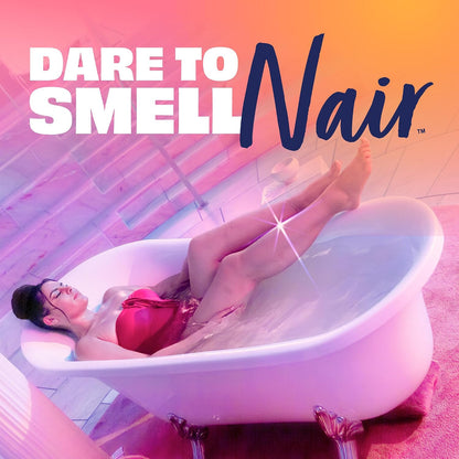 Nair Sensitive Shower Cream Hair Remover with Natural Coconut Oil and Vitamin E, Body Hair Removal Cream..