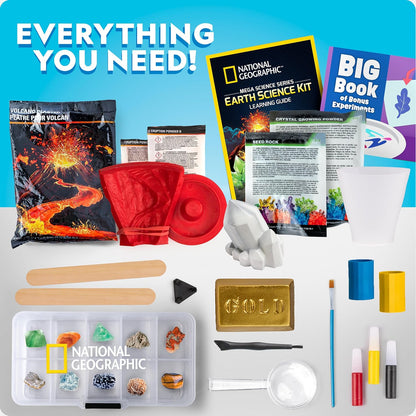 National Geographic Earth Science Kit with 100+ Activities for Kids 8-12