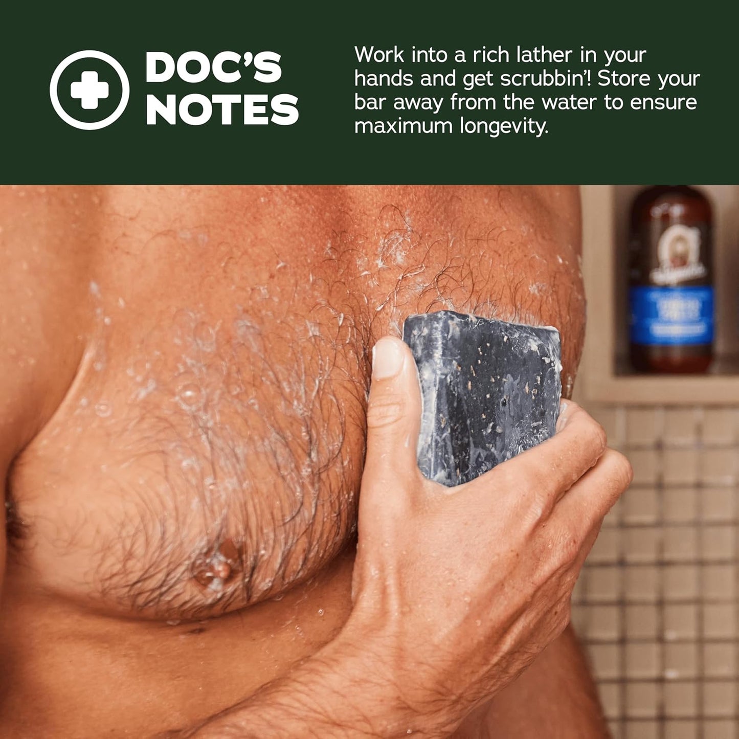 Dr. Squatch Natural Men’s Bar Soap - Cold Process Body Soap Bar with Natural Oils - Gifts for Men..