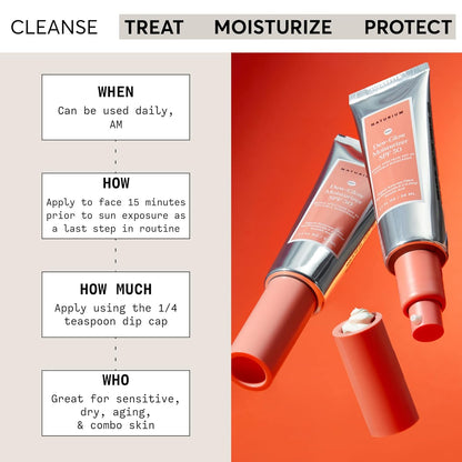 Naturium Dew-Glow Moisturizer SPF 50 PA++++, Daily Moisturizing Sunscreen &amp; Face Primer..