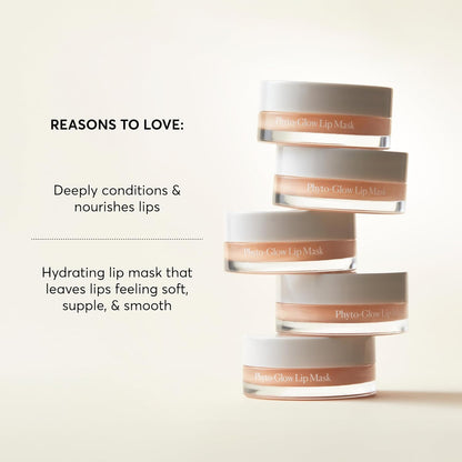 Naturium Phyto-Glow Lip Mask, Hydrating & Moisturizing Balm, Restores &amp; Replenishes for Nourishing Lips with Shea Butter