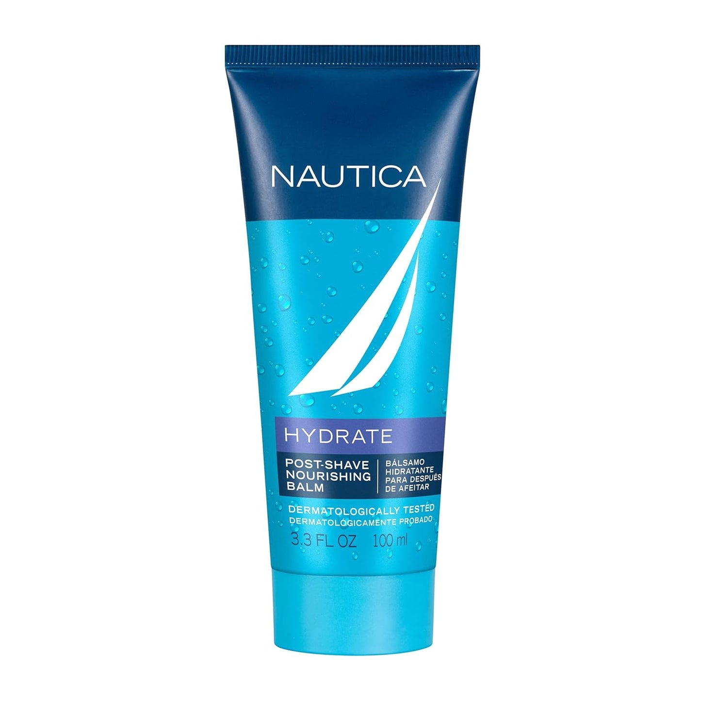 Nautica Grooming Aftershave Balm 3.3 fl oz (Pack of 1), Notes of Grapefruit, Lavender, and Wood, Men's Fragrance, Long Lasting..