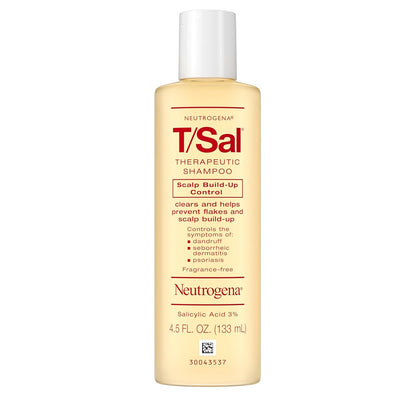 Neutrogena T/Sal Therapeutic Dandruff Shampoo, Scalp Build-Up Control, 3% Salicylic Acid,Psoriasis Treatment..