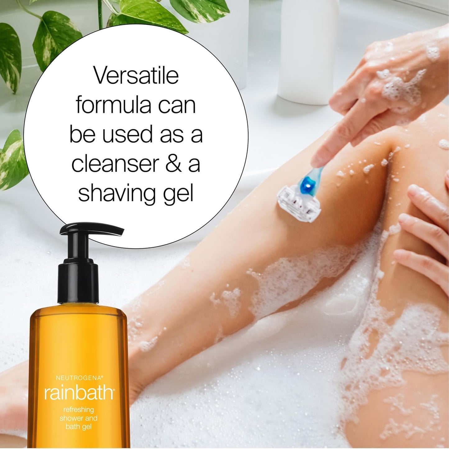 Neutrogena Rainbath Refreshing Shower Gel, Moisturizing Body Wash for Men and Women, Cleans, Softens, and Conditions Skin..