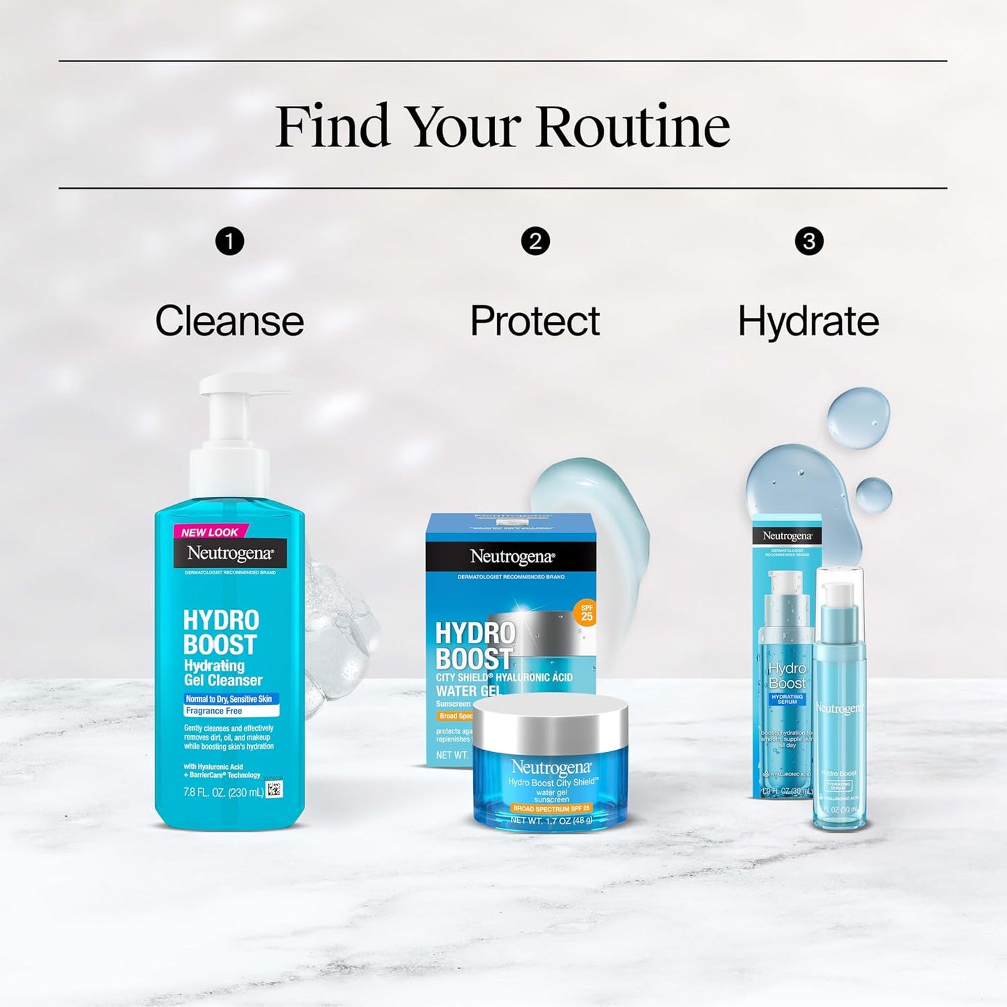 Neutrogena Hydro Boost City Shield Water Gel Face Moisturizer with Broad Spectrum SPF 25 Hydrating Facial Sunscreen..