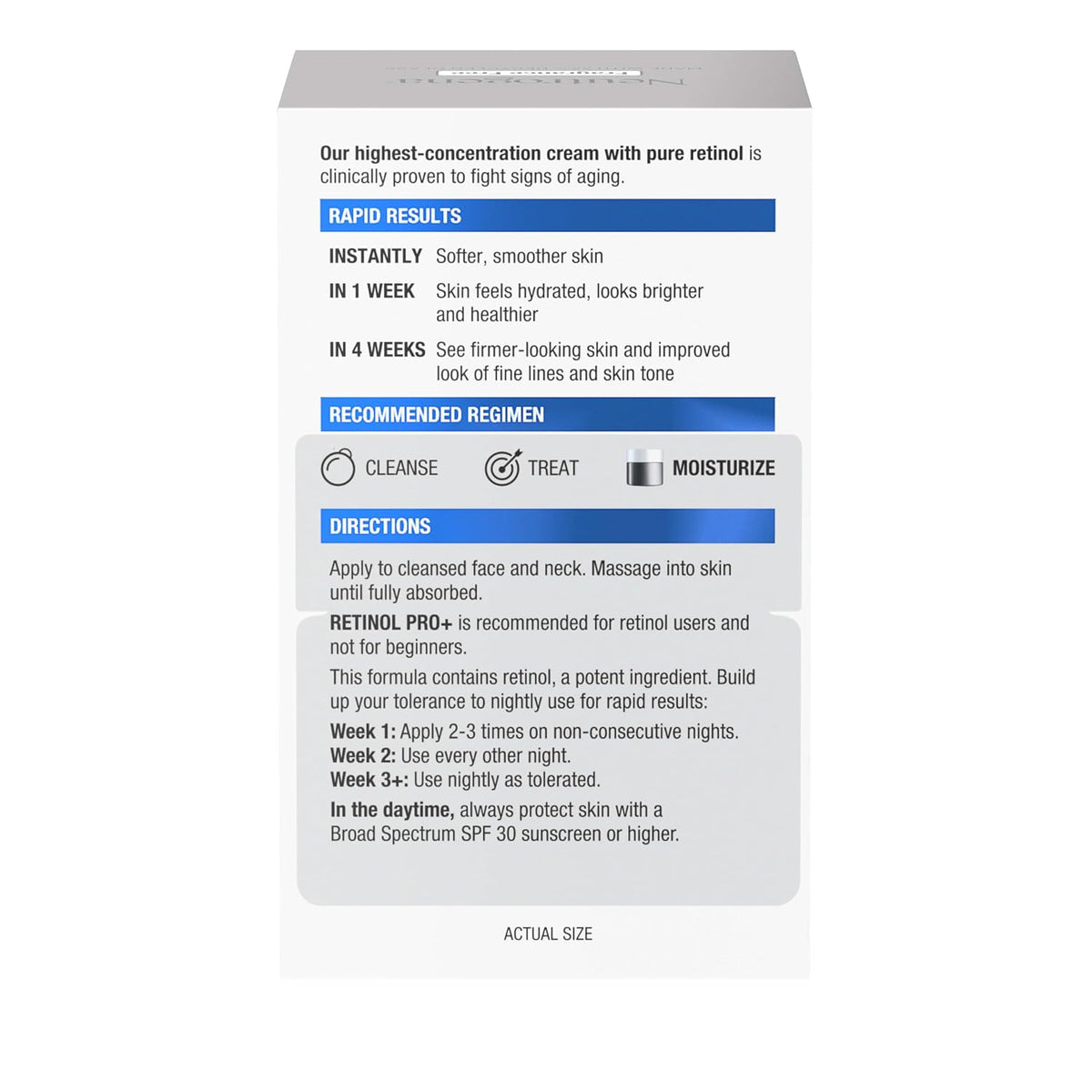 Neutrogena Rapid Wrinkle Repair Retinol Pro+ Night Cream, 1.7 oz