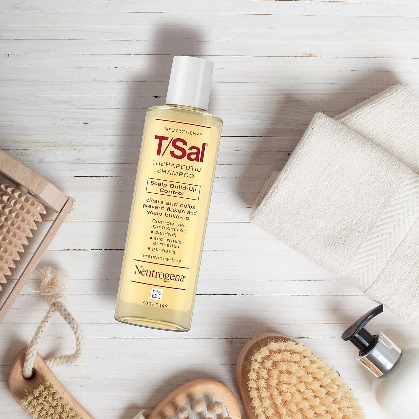 Neutrogena T/Sal Therapeutic Dandruff Shampoo, Scalp Build-Up Control, 3% Salicylic Acid,Psoriasis Treatment..