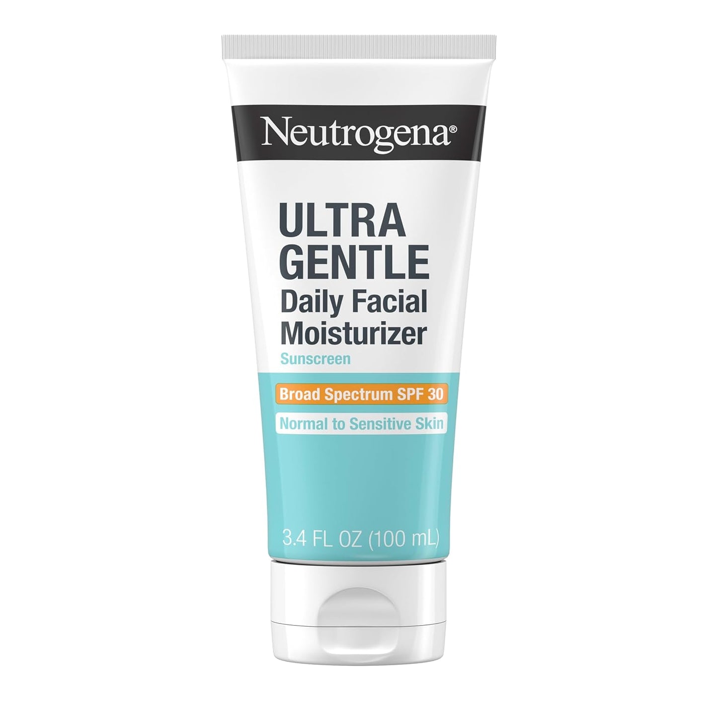 Neutrogena Ultra Gentle Daily Facial Moisturizer with SPF 30 Sunscreen with CICA, Lightweight Face Lotion..