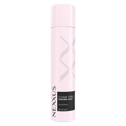 Nexxus Styling Spray Comb Thru Finish Flexible Hold Hairspray Powered by STYLEPROTECT Technology 10 Oz