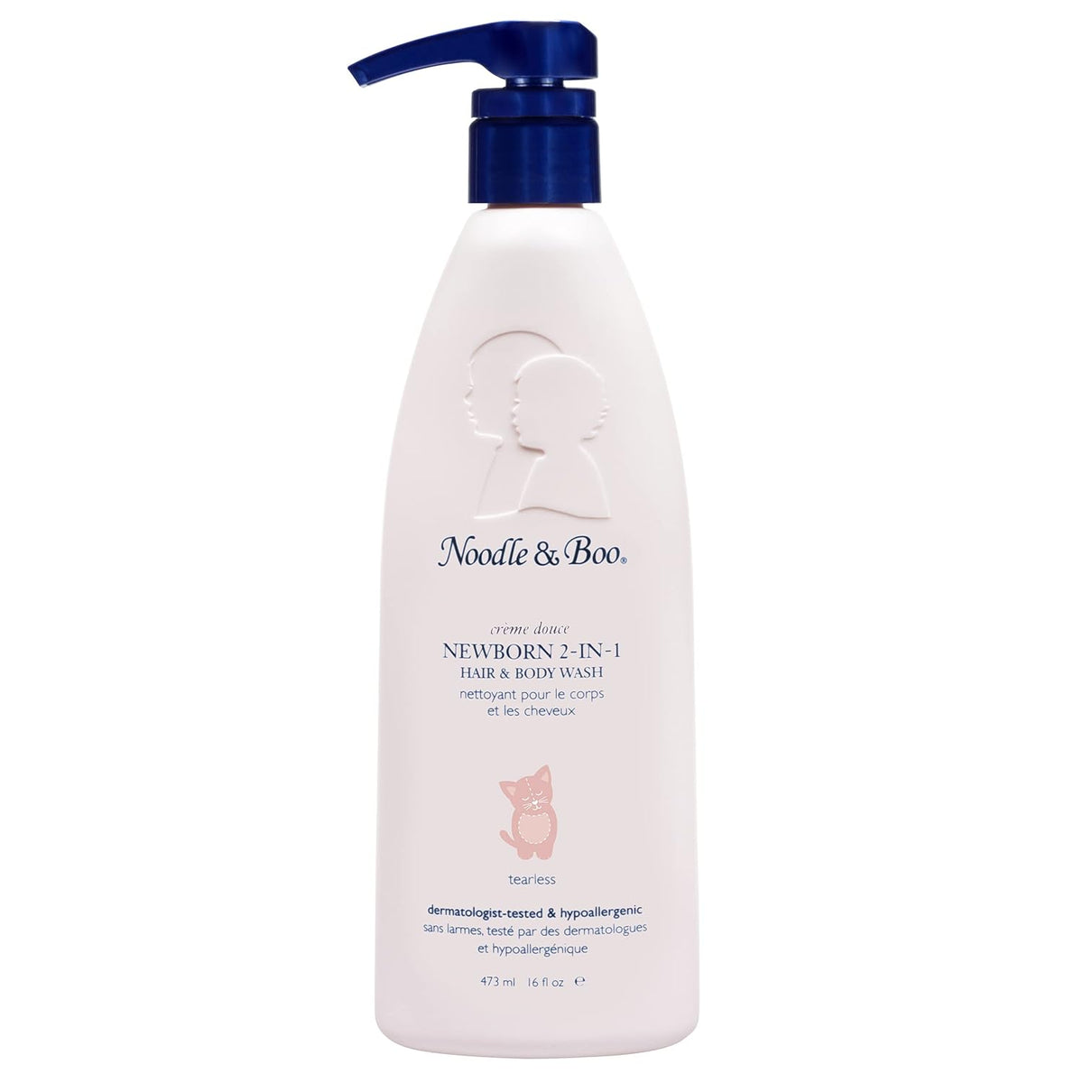 Noodle & Boo Newborn 2-in-1 Baby Shampoo and Body Wash, Tear-Free, Hypoallergenic..