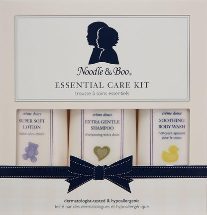 Noodle & Boo Essential Care 3 Piece Kit Super Soft Baby Lotion