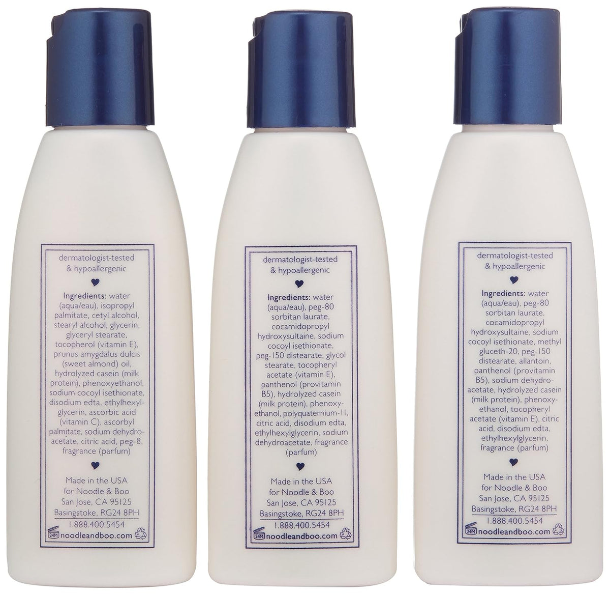 Noodle & Boo Essential Care 3 Piece Kit Super Soft Baby Lotion