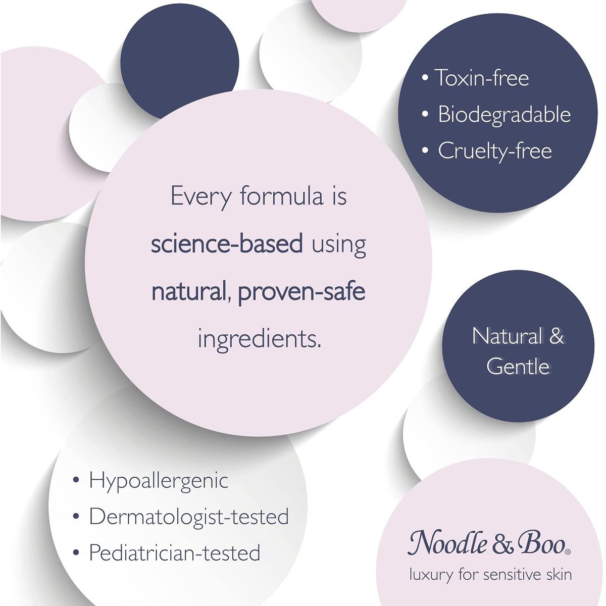 Noodle & Boo Essential Care 3 Piece Kit Super Soft Baby Lotion