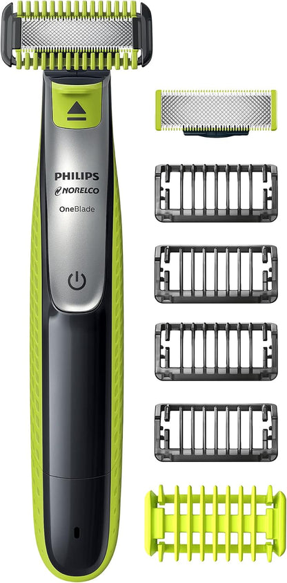 Philips Norelco OneBlade Face + Body Hybrid Electric Trimmer and Shaver, QP2630/70