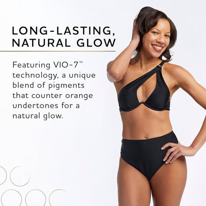 Norvell Venetian Sunless Self Tanner Mousse with Bronzer, 8 Fl Oz - Instant Self Tanning  - Natural Looking - Anti-Orange ..