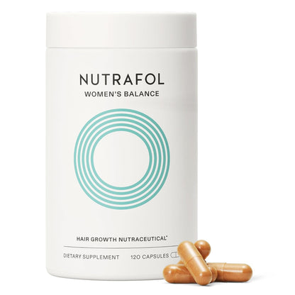 Nutrafol Women's Balance Hair Growth Supplements, Ages 45 and Up, Clinically Tested for Visibly Thicker Hair and Scalp Coverage..