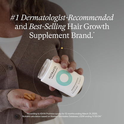 Nutrafol Women's Balance Hair Growth Supplements, Ages 45 and Up, Clinically Tested for Visibly Thicker Hair and Scalp Coverage..